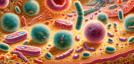 Komplexe Interaktionen zwischen PAMP, DAMP, PRR und Inflammasom in der angeborenen Immunantwort